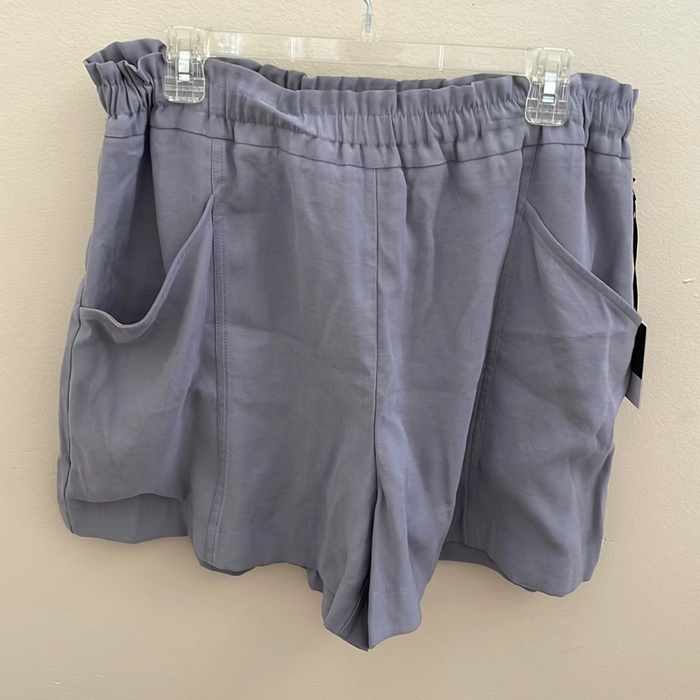 Rayon Periwinkle Ver Wang shorts
